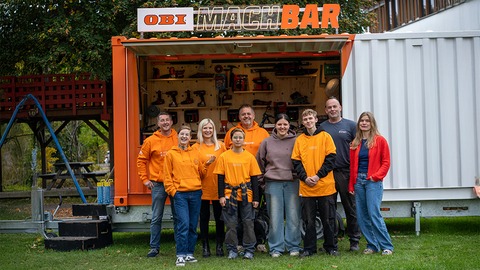 OBI Machbarschaft macht’s möglich: ein neuer Volleyballplatz fürs Vorarlberger Kinderdorf