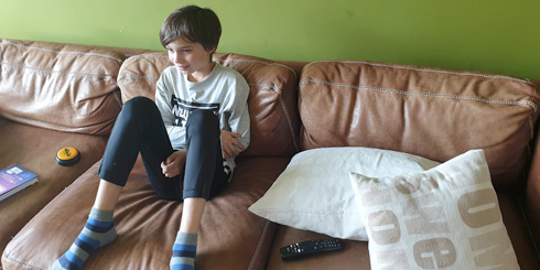Kids beim Fernsehn