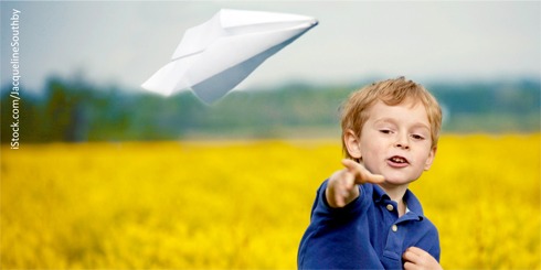 Kopfbild Papierflieger
