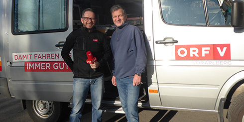 ORF Licht ins Dunkel Ankunft Team