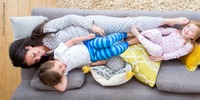 Raus aus dem Pyjama KopfbildistockDGimagesweb