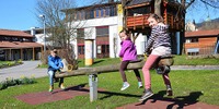 Spaziergang durchs dorf