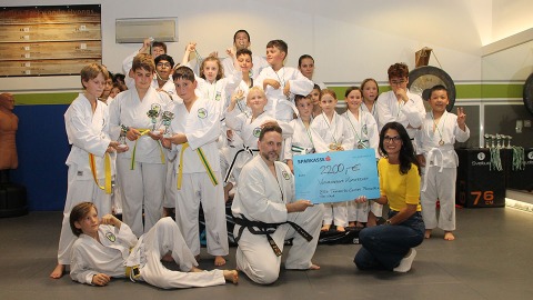 ZEN Taekwon-Do Center Feldkirch stärkt benachteiligten Kindern den Rücken