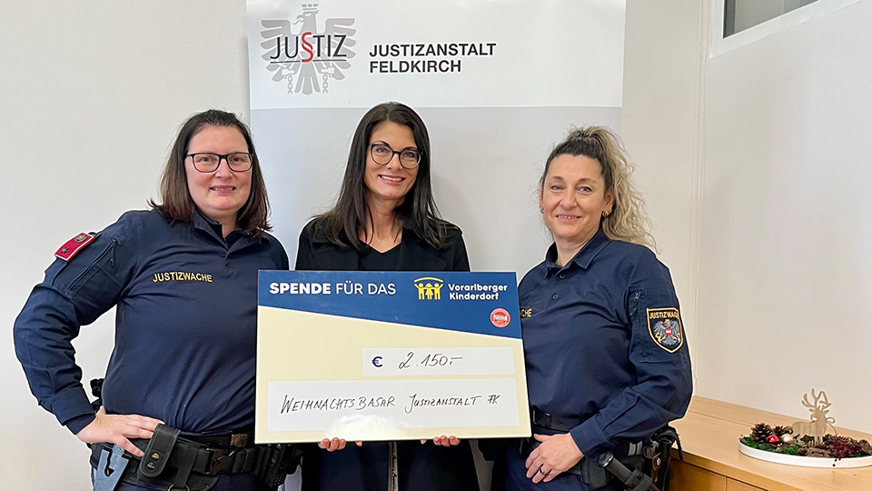 Herzlichen Dank an die Justizanstalt Feldkirch!